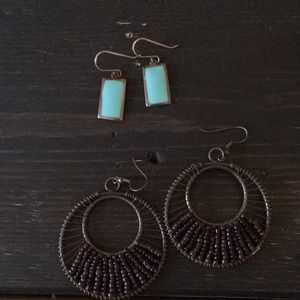 Two pair of gorgeous earrings😍